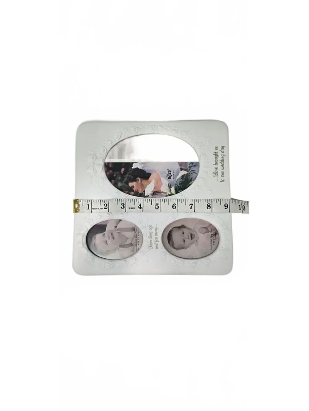 1990's Russ Wedding Day Multi-Photo Picture Frame